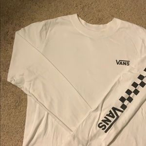 VANS checkerboard long sleeve